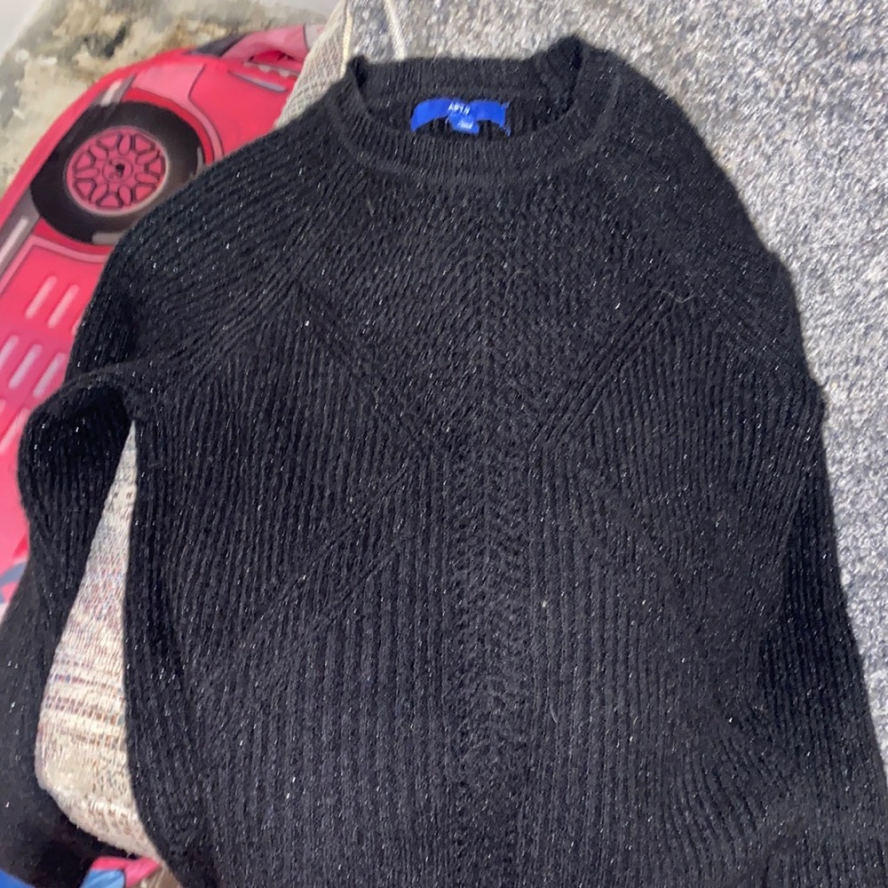 Black sparkly sweater